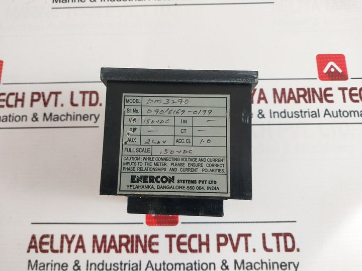 Enercon Dm 3290 Power & Energy Monitor 150V Dc