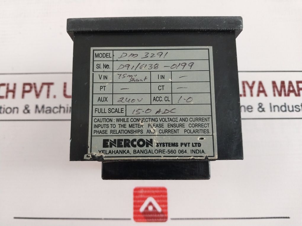 Enercon Dm 3291 Digital Panel Meter