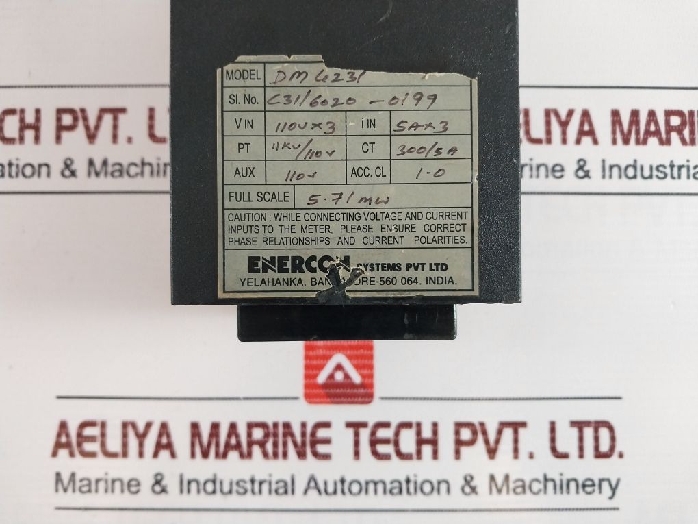 Enercon Dm 4231 Digital Panel Meter