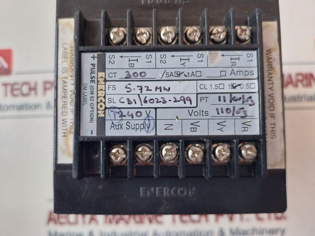 Enercon Dm 4231 Digital Panel Meter 240V