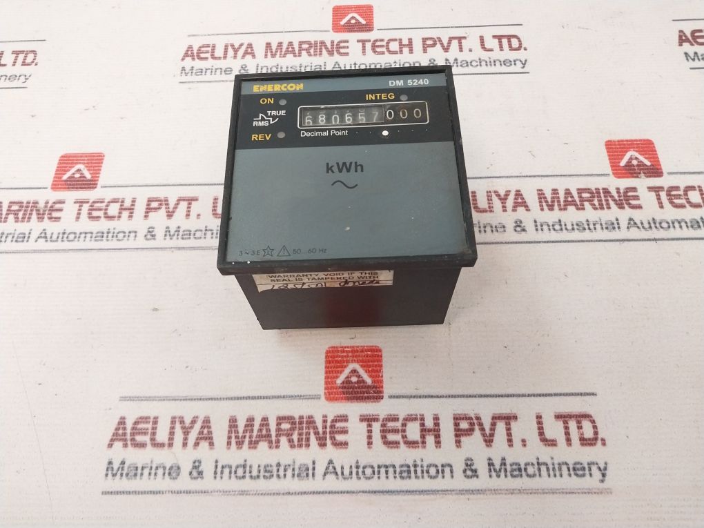 Enercon Dm 5240 Energy Meter 3 ~ 3E 50…60 Hz