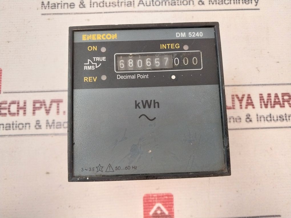 Enercon Dm 5240 Energy Meter 3 ~ 3E 50…60 Hz