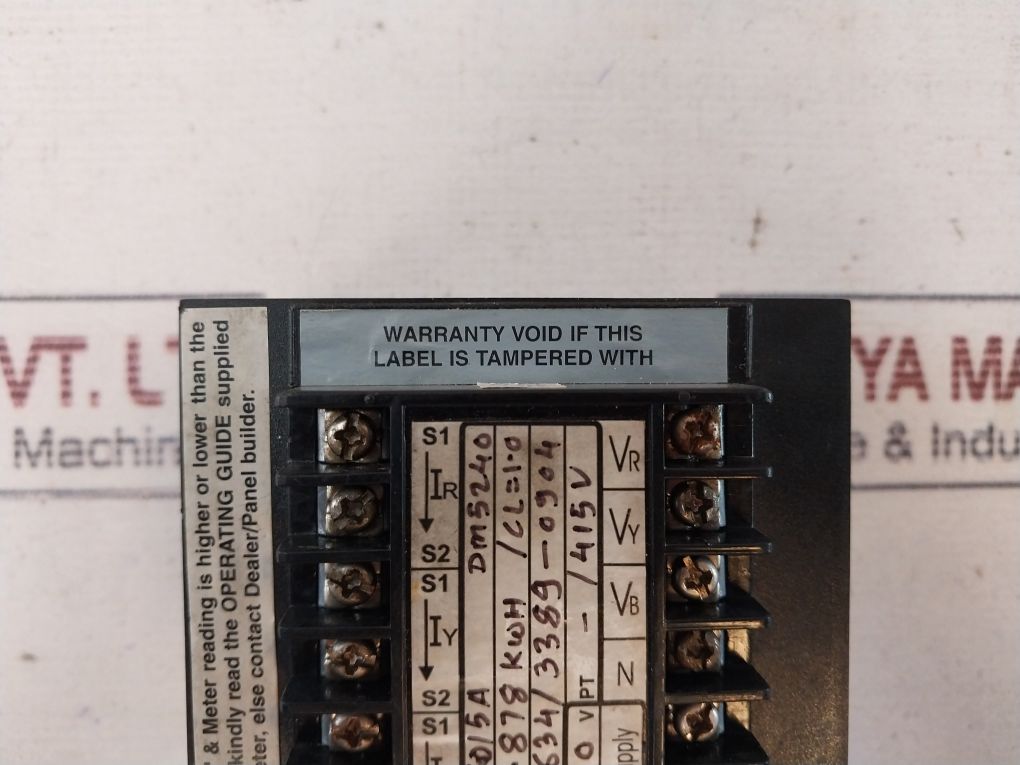 Enercon Dm 5240 Energy Meter 50…60 Hz