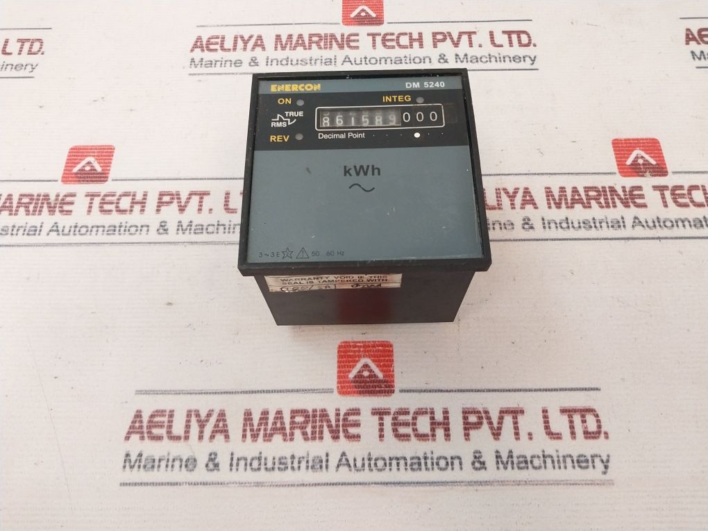 Enercon Dm 5240 Energy Meter 600/5A 