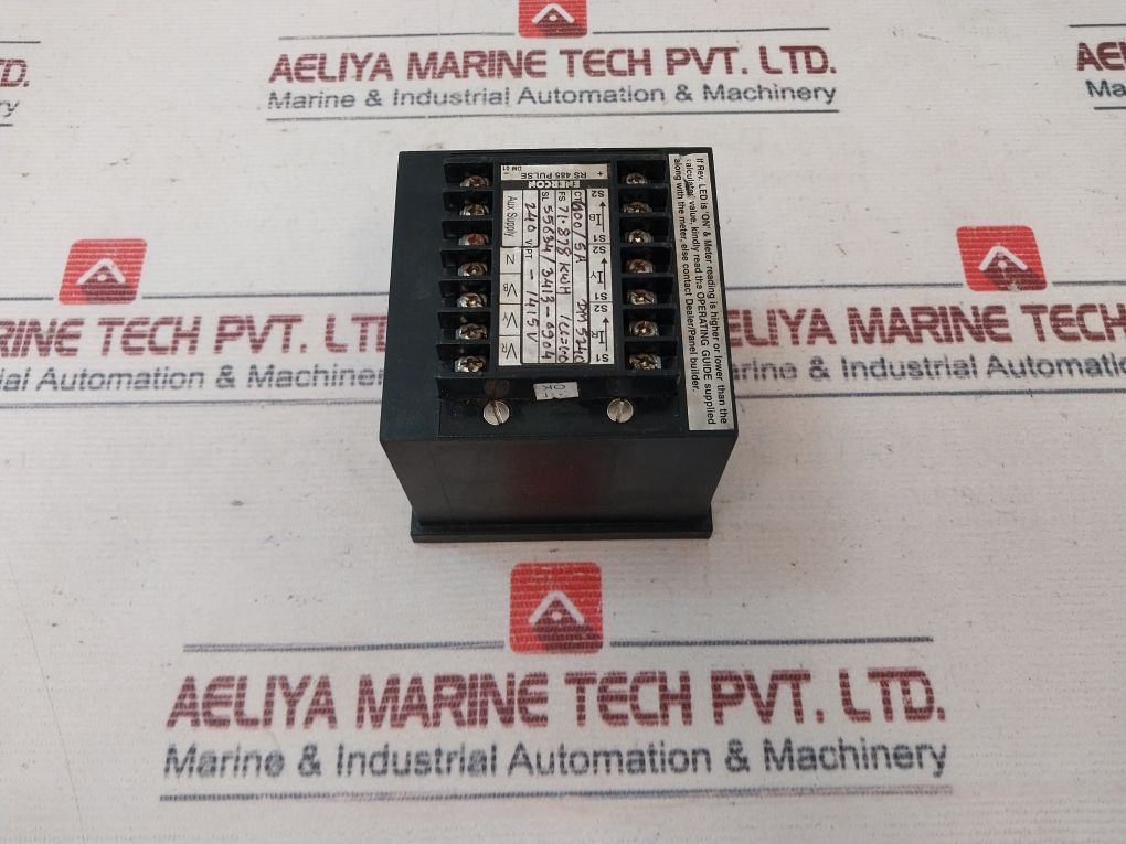 Enercon Dm 5240 Energy Meter 600/5A 