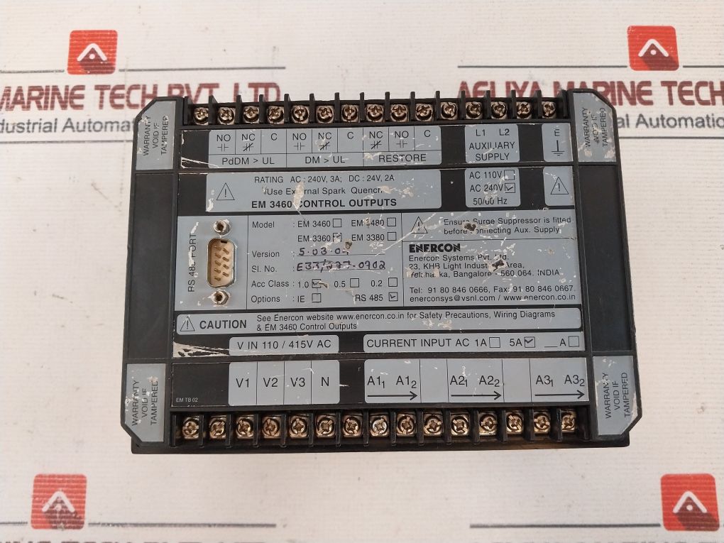 Enercon Em 3360 Power & Energy Monitor 24V