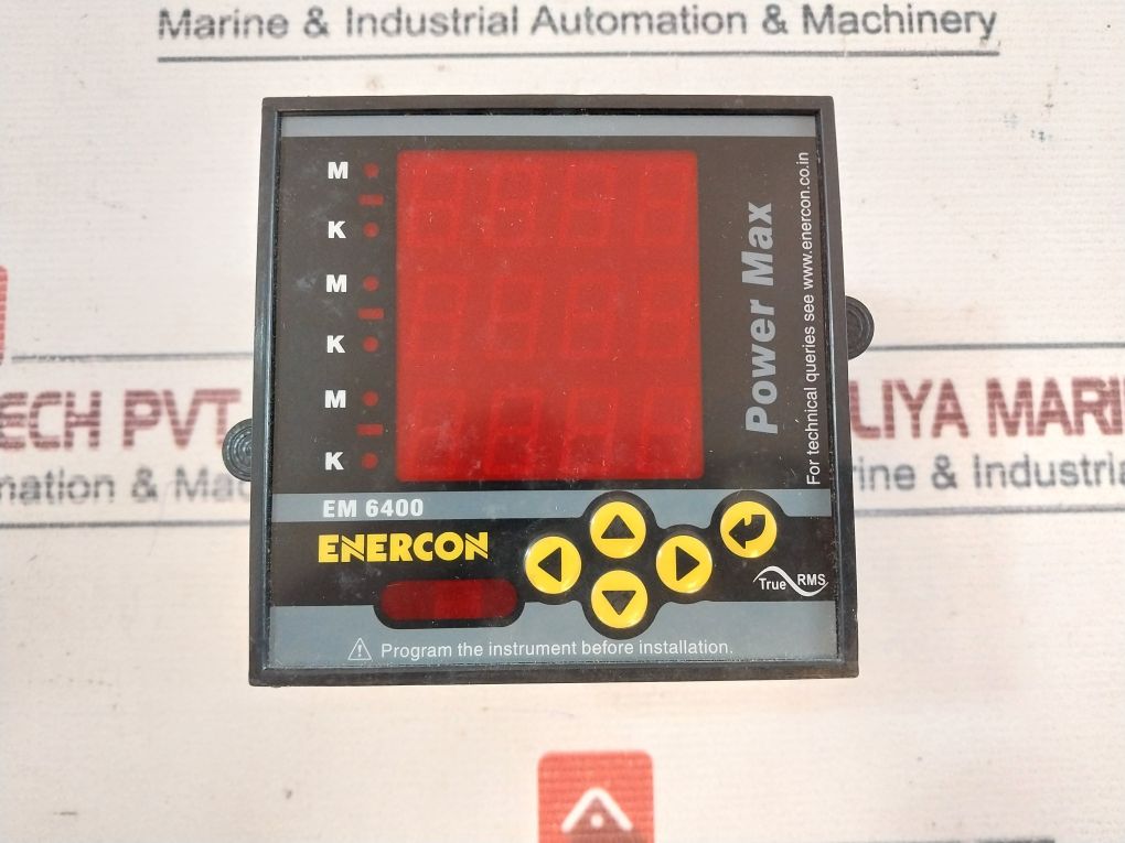 Enercon Em 6400 Digital Panel Meter