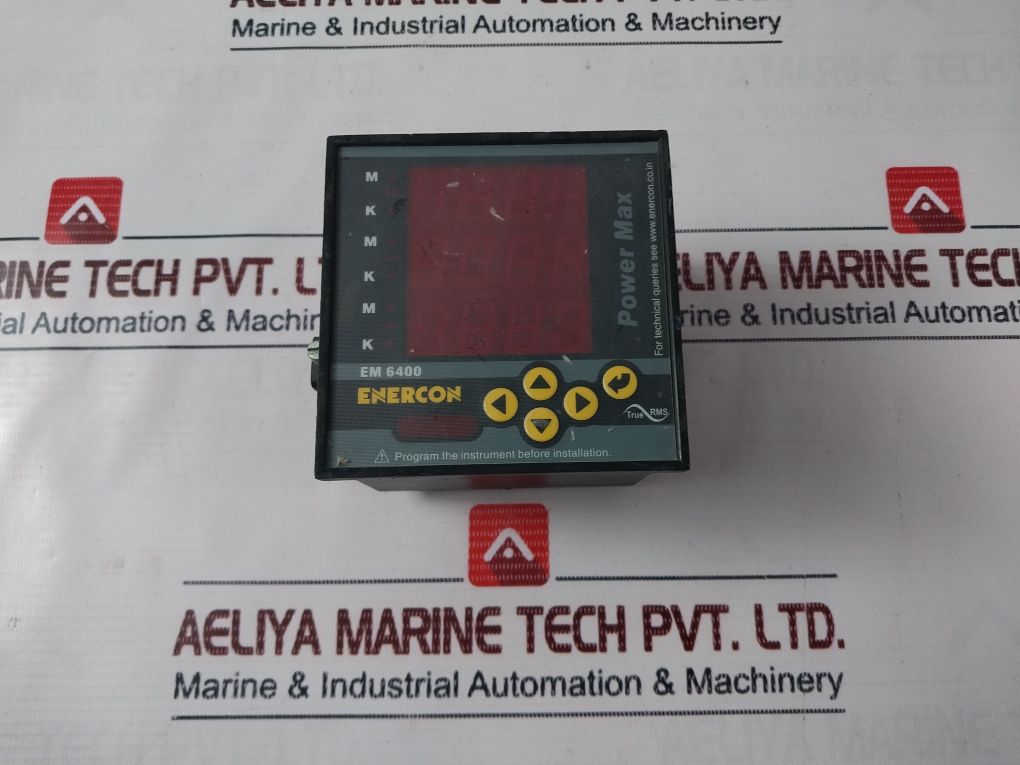 Enercon Em 6400 Digital Panel Meter 80 To 270V
