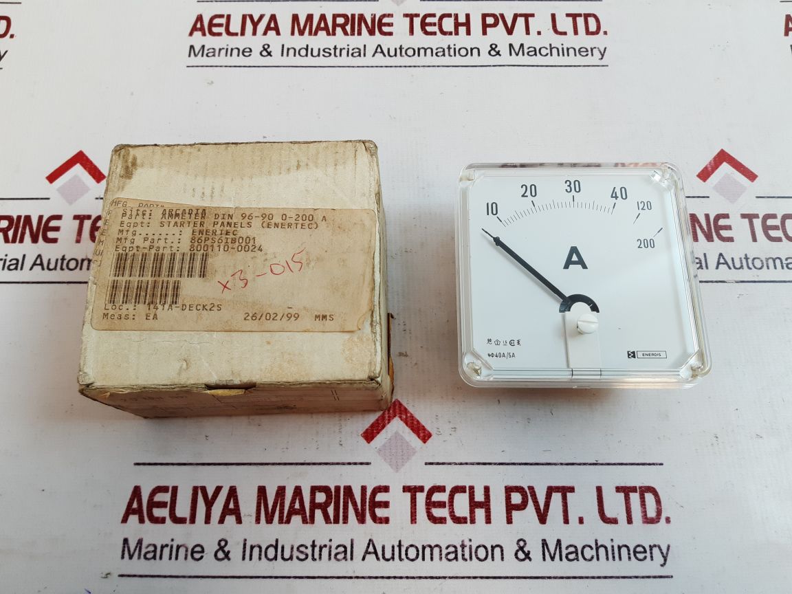 Enerdis 0-200 A Ammeter 
