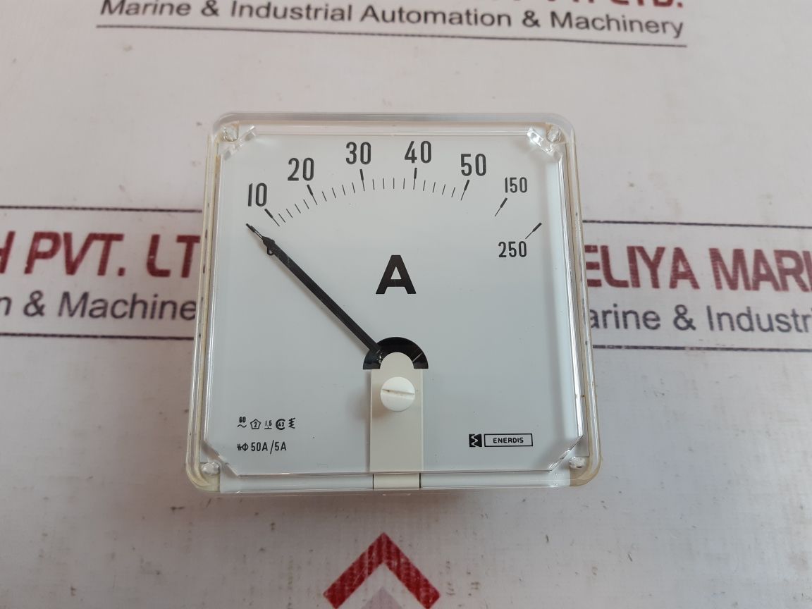 Enerdis 0-250 A Ammeter 96-90 0-250 A