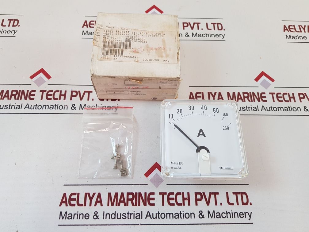 Enerdis/Enertec 86Ps5J4001 Ammeter 0-250A
