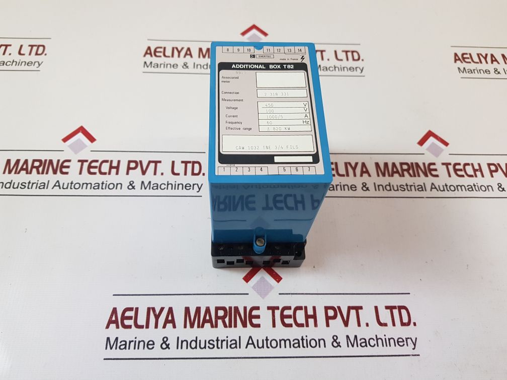 Enertec caw 1032 tne 3/4 fils additional box t82 current: 1000/5a