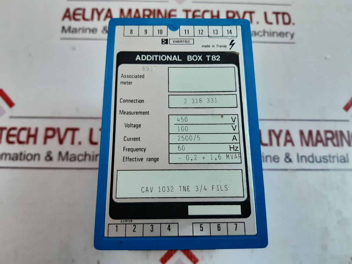 Enertec Additional Box T82 450-100 V