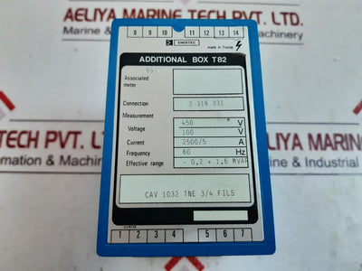 Enertec Additional Box T82 450-100 V