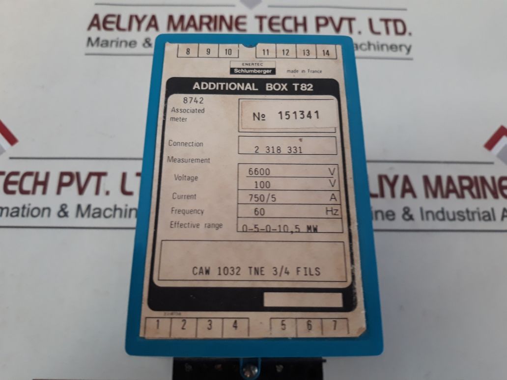 Enertec Caw 1032 Tne 3/4 Files Additional Box T82