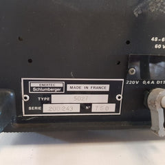Enertec Schlumberger 5027 Oscilloscope