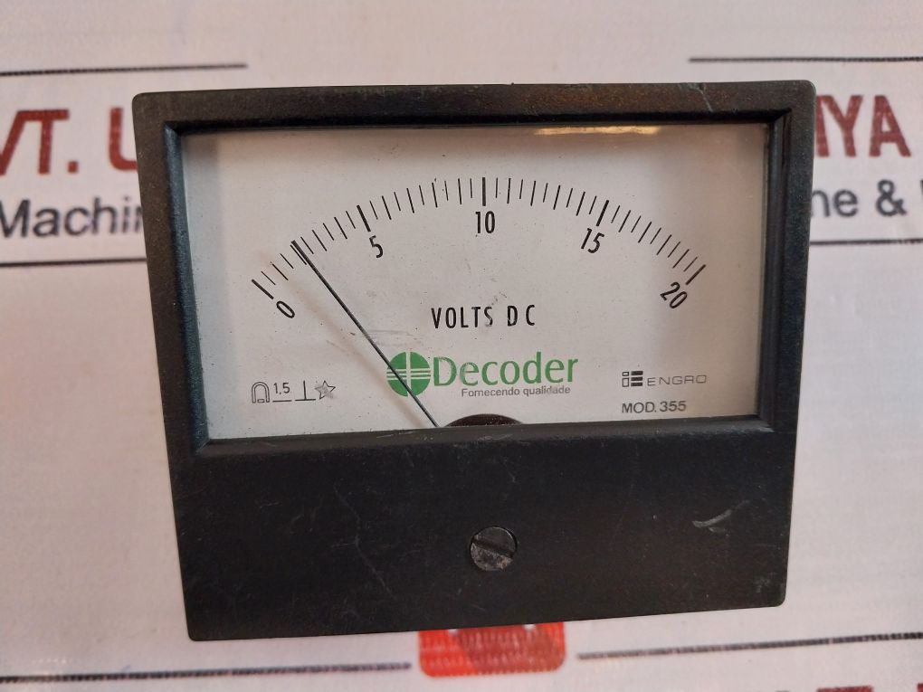 Enrgo 0-20 Volts Dc Analog Panel Meter Dc Voltmeter