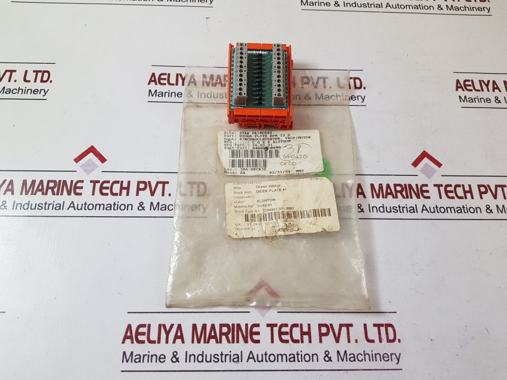 Entrelec Bfm 12D Terminal Strip Block 20023.15
