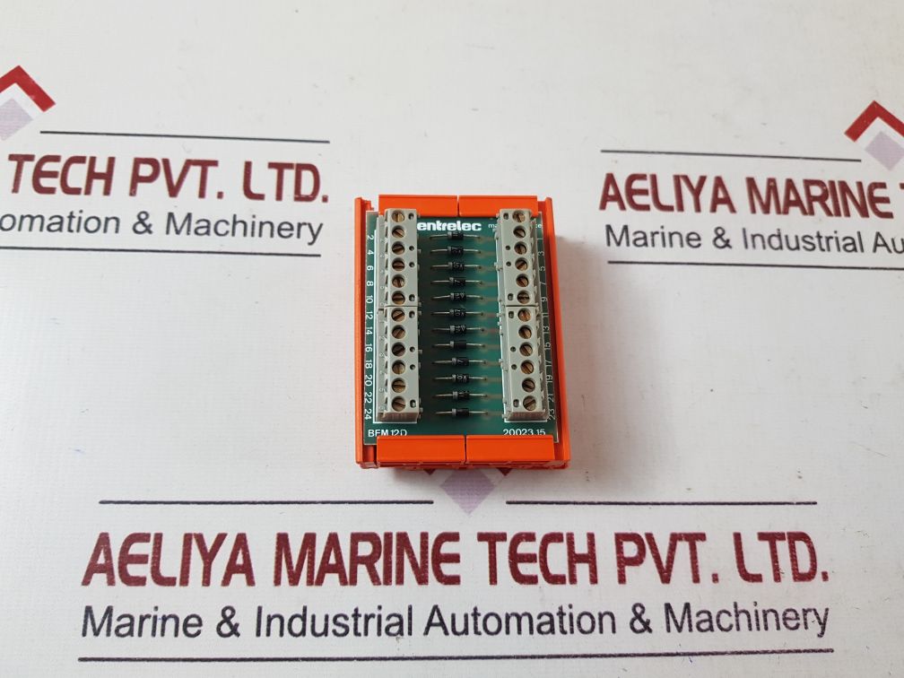 Entrelec Bfm 12D Terminal Strip Block 20023.15
