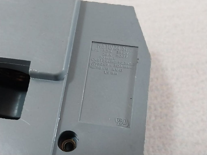Lot Of 19X Entrelec Mb10/24.Sf Terminal Block With Screw Plug