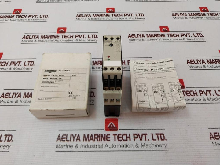 Entrelec Mss Mecotron 2.430.711.13 Motor Protection Relay 50-60Hz