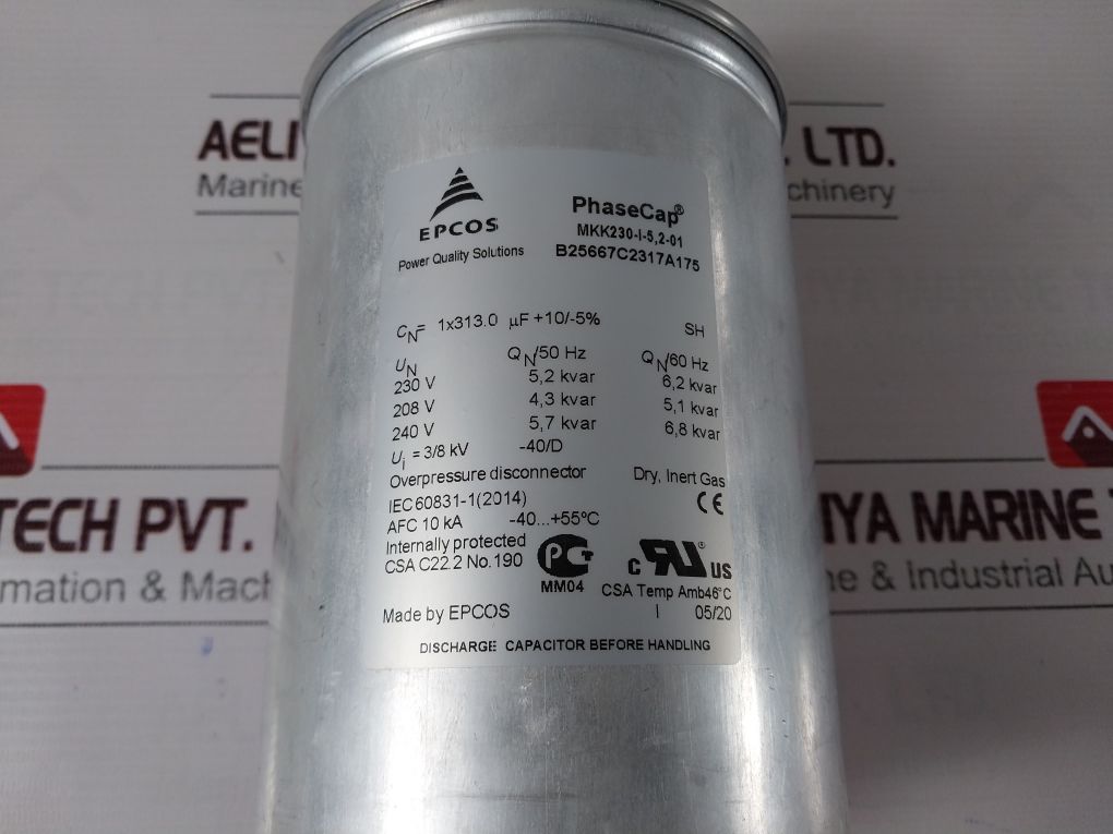 Epcos Phasecap B25667C2317A175 Condensor Film Capacitor