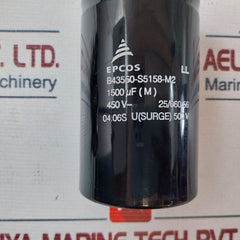 Epcos B43550-s5158-m2 Capacitor 1500 Uf (M) 450V