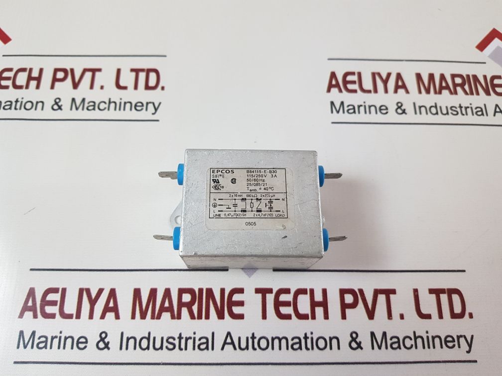 Epcos B84115-e-b30 Powerline Filter 115250V 3A
