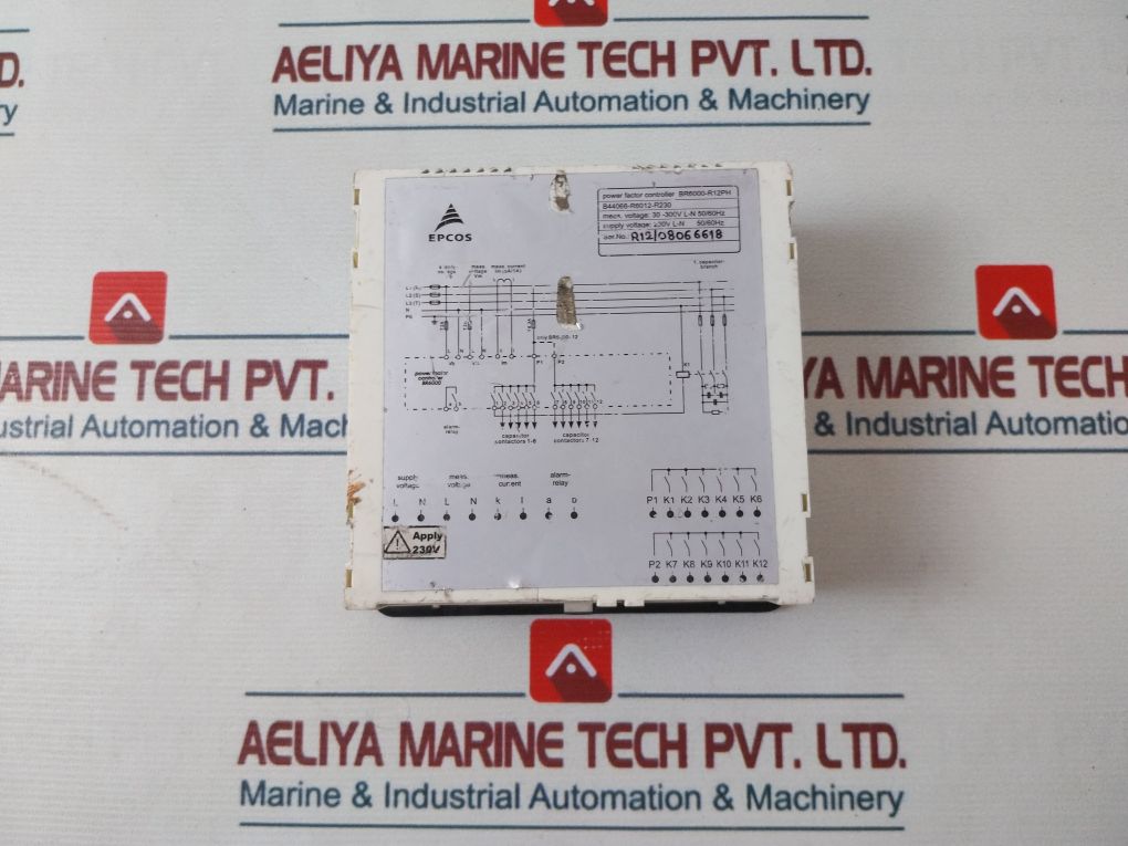 Epcos Br 6000 Power Factor Controller Br6000-r12Ph