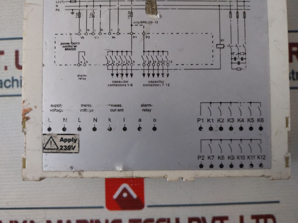 Epcos Br 6000 Power Factor Controller Br6000-r12Ph