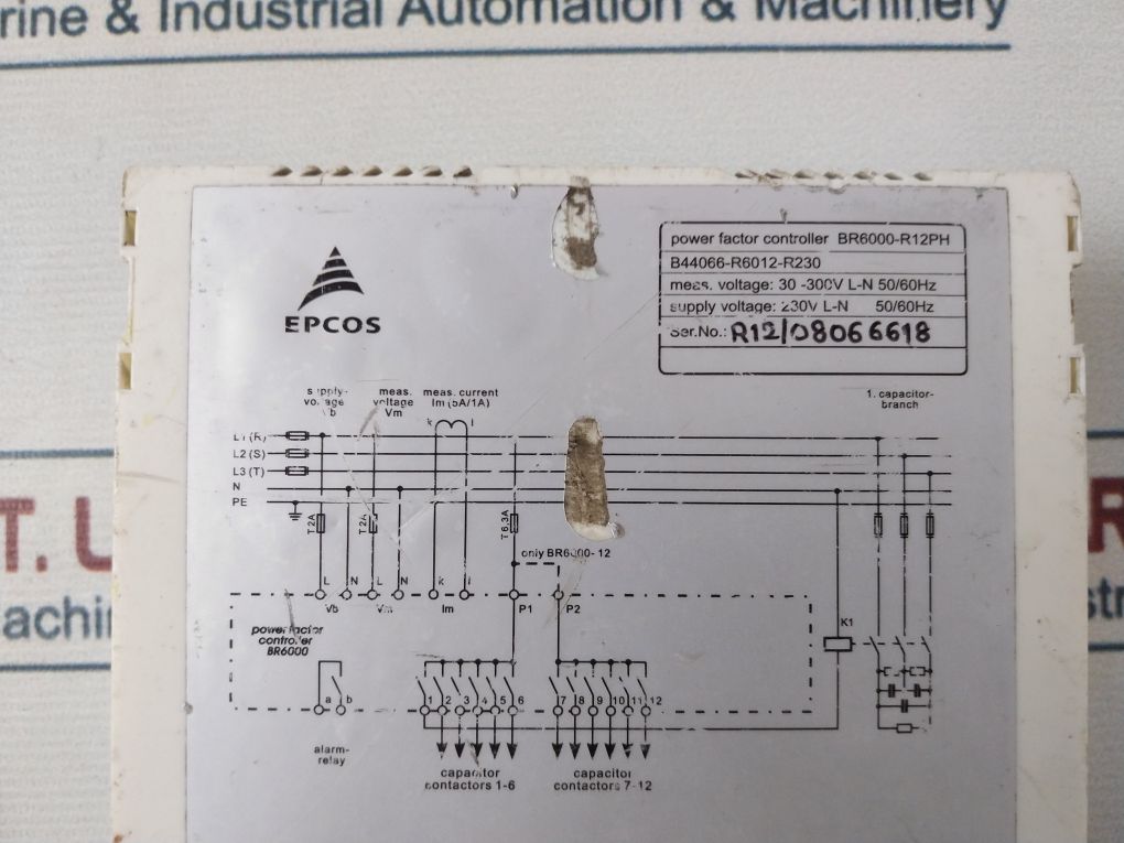 Epcos Br 6000 Power Factor Controller Br6000-r12Ph – Aeliya Marine Tech