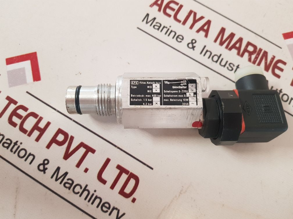 Epe Filter Wo/We Pressure Switch