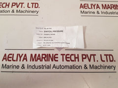 Epe Filter Wo/We Pressure Switch