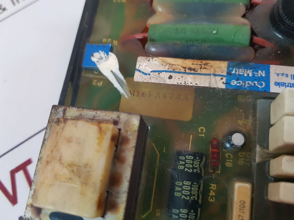 Ercole Marelli M16Fa474A Pcb Card