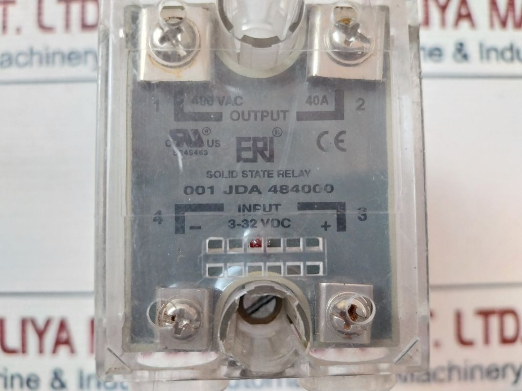 Eri 001 Jda 484000 Solid State Relay 480 Vac