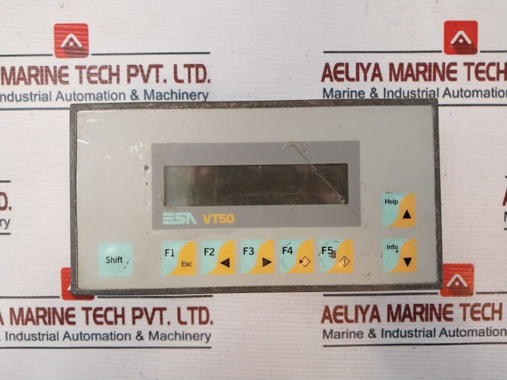 Esa Vt50 Vt05000000 Operator Panel