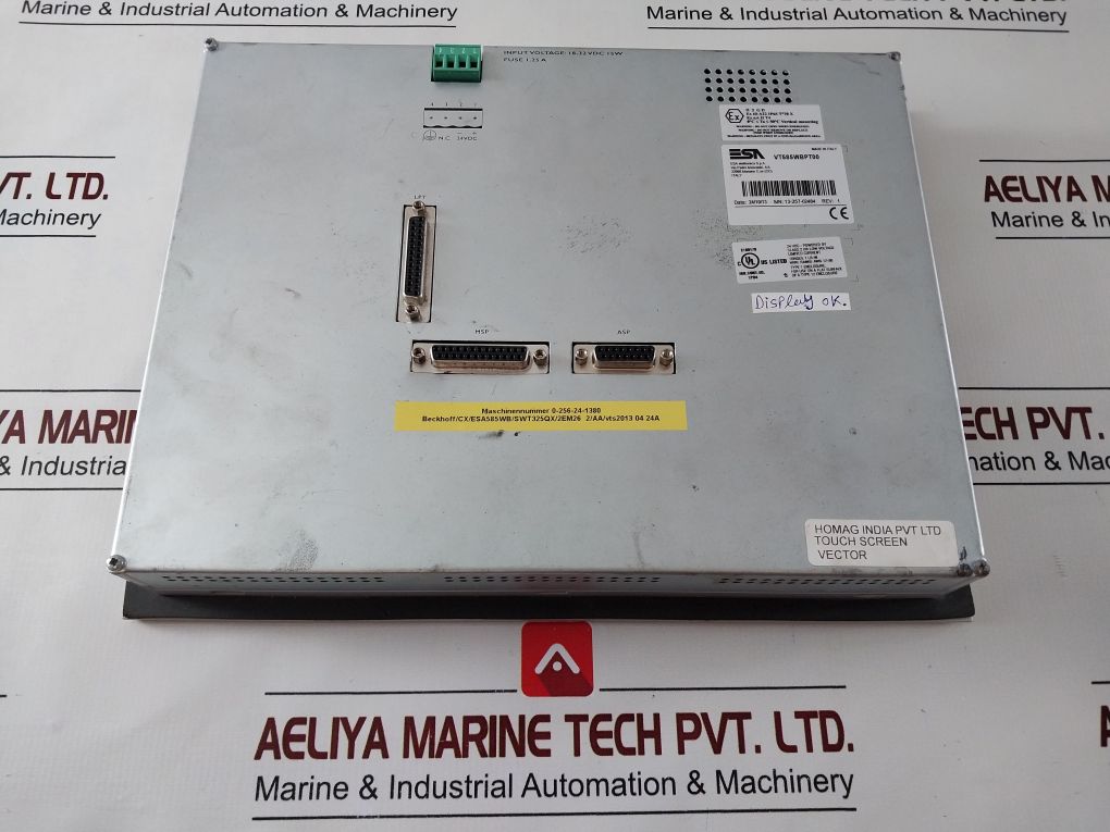 Esa Vt585Wbpt00 Touch Screen Operator Interface