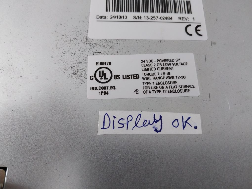 Esa Vt585Wbpt00 Touch Screen Operator Interface