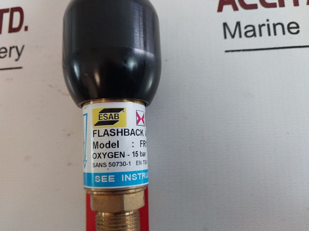 Esab Fr1000 Flashback Arrestor Oxygen- 15 Bar
