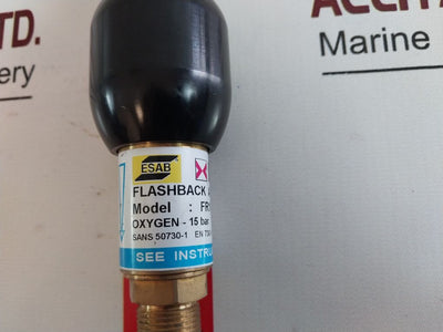 Esab Fr1000 Flashback Arrestor Oxygen- 15 Bar