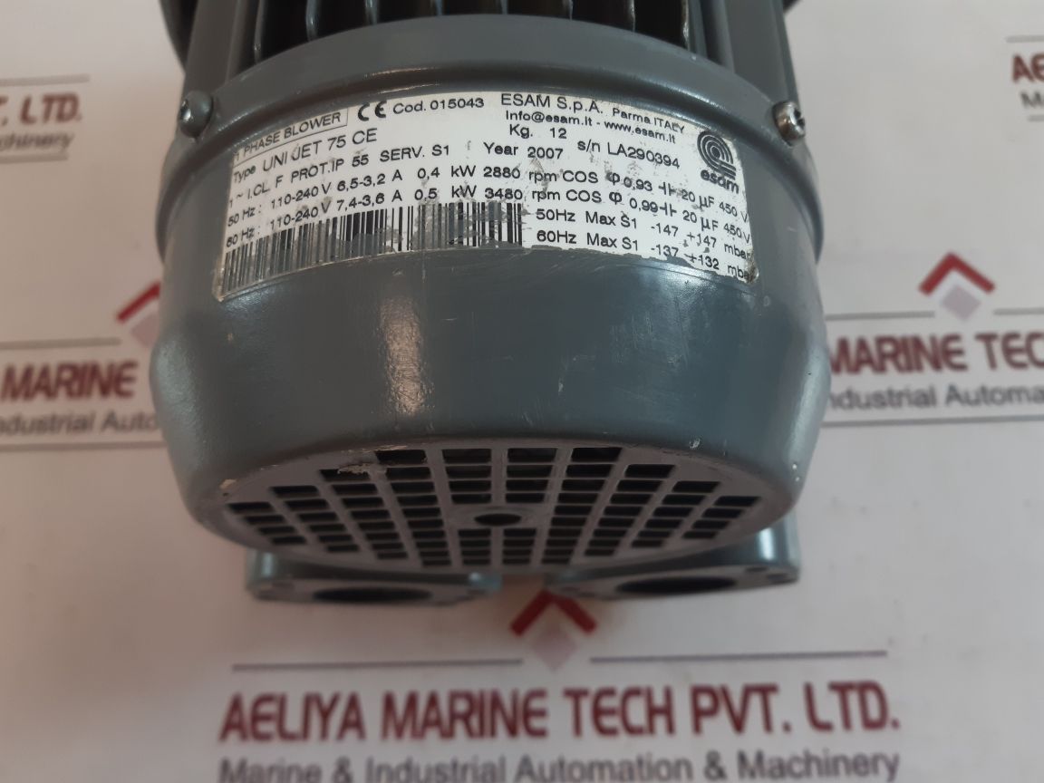 Esam Uni Jet 75 Ce Universal Purge Air Motor
