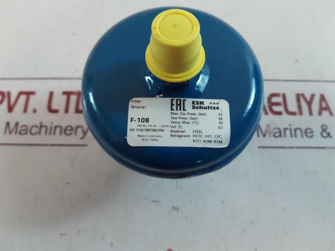 Esk schultze f-10b filter strainer