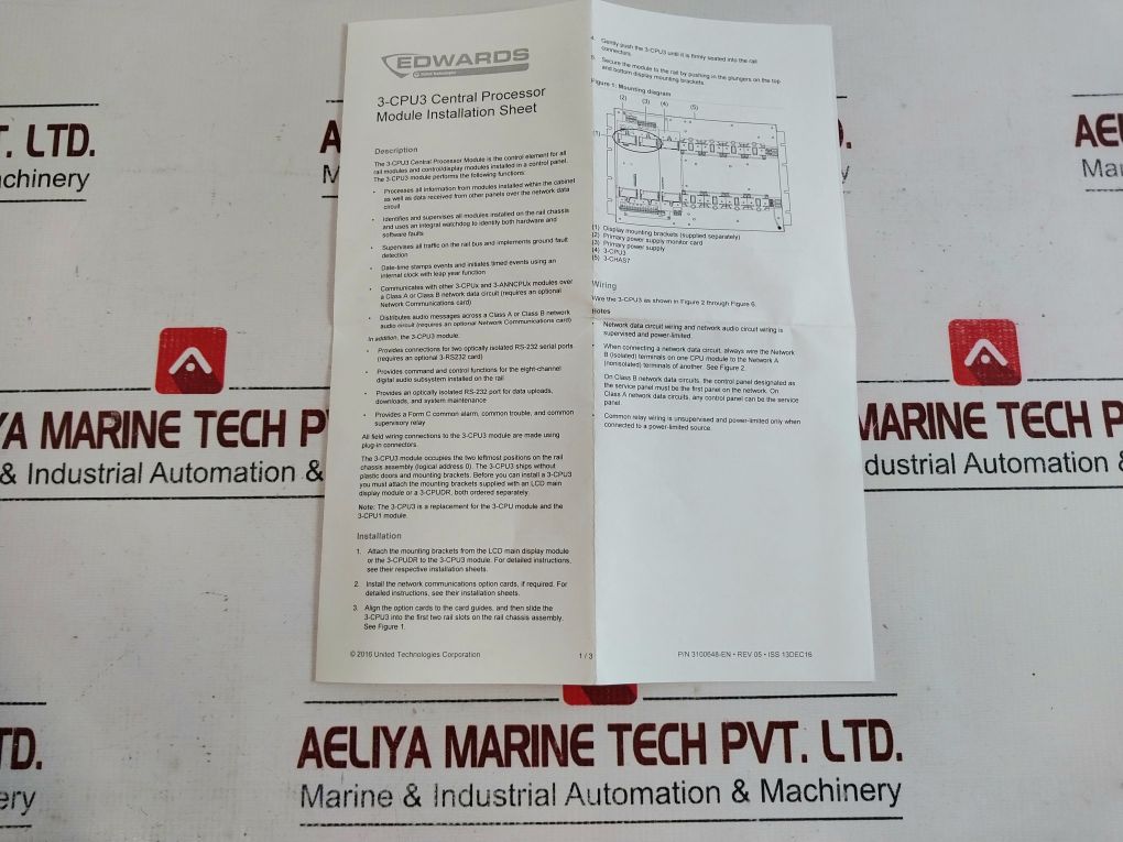 Est 3-cpu3 Central Processor Module