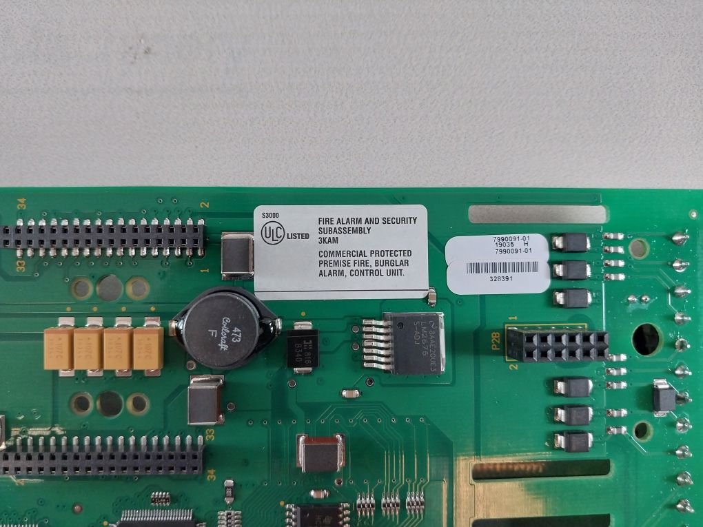 Est Edwards 3-cpu3 Central Processor Module Fire Alarm 2990091 Rev 03