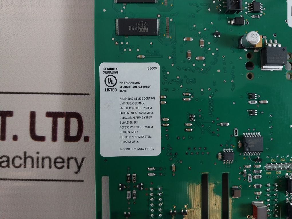 Est Edwards 3-cpu3 Central Processor Module Fire Alarm 2990091 Rev 03