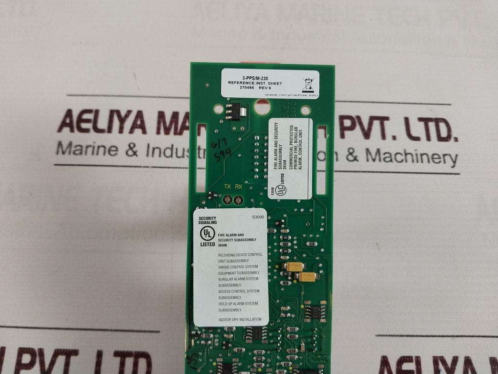 Edwards Est 3-pps/M-230 Power Supply Monitor Fire Alarm Set