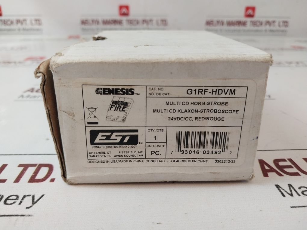 Est G1Rf-hdvm Multi-cd Horn Strobe Fire Alarm
