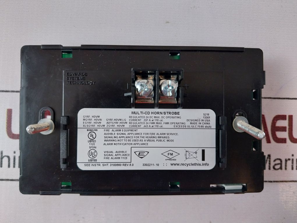 Est G1Rf-hdvm Multi-cd Horn Strobe Fire Alarm