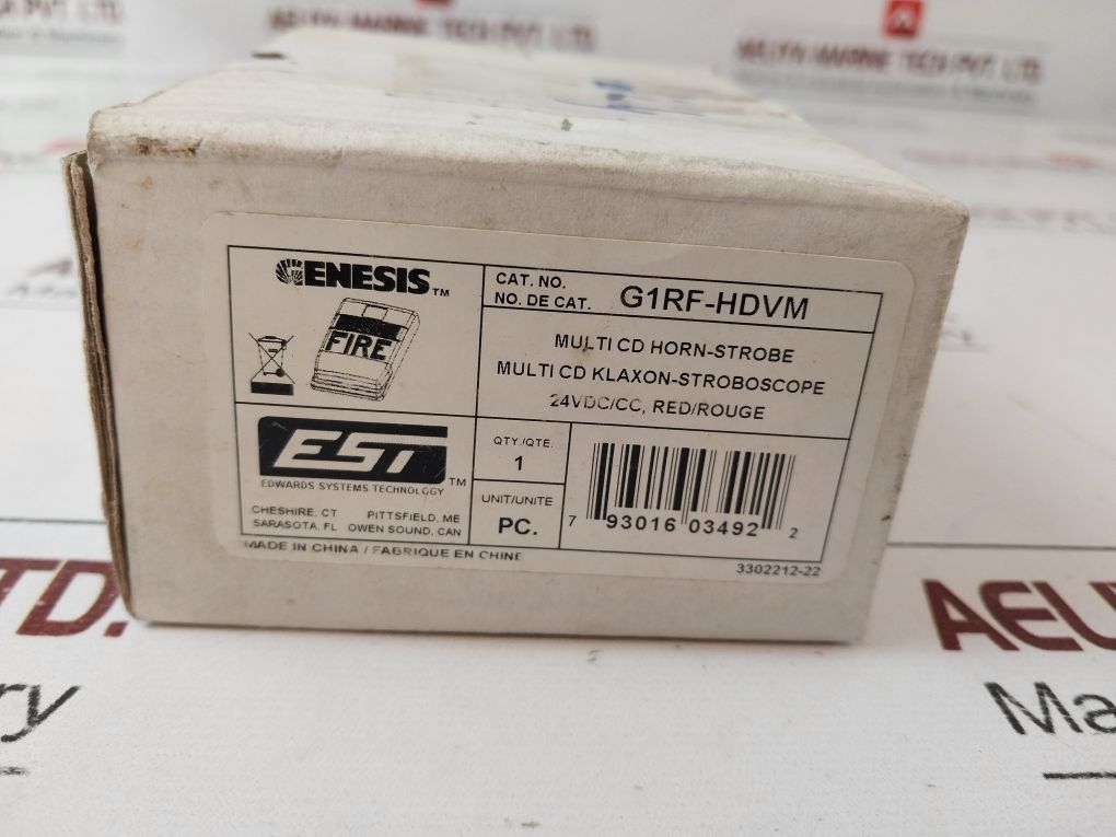Est G1Rf-hdvm Multi Cd Horn-strobe Fire Alarm
