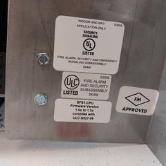 Est Edwards Sfs1-cpu Fire Alarm And Security Subassembly